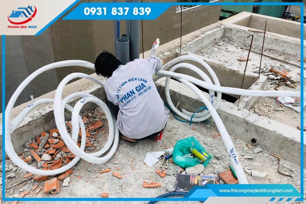 Chọn vị trí ống thoát nước
