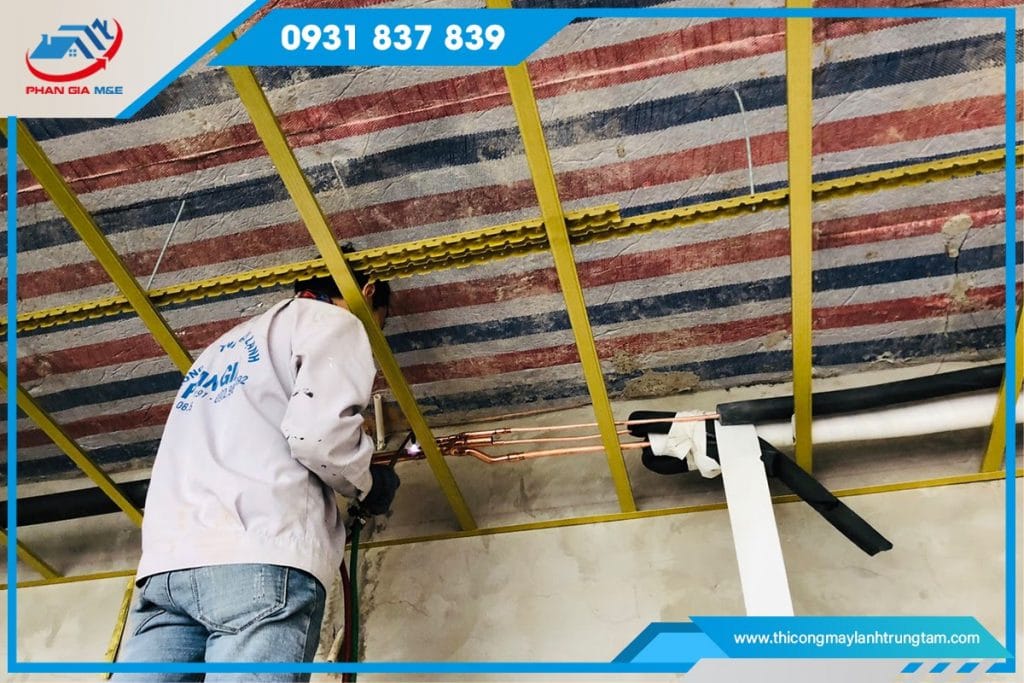 Chuẩn bị các đường ống dẫn
