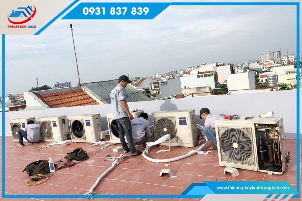 Dịch vụ lắp máy điều hòa tại Điện Lạnh Phan Gia