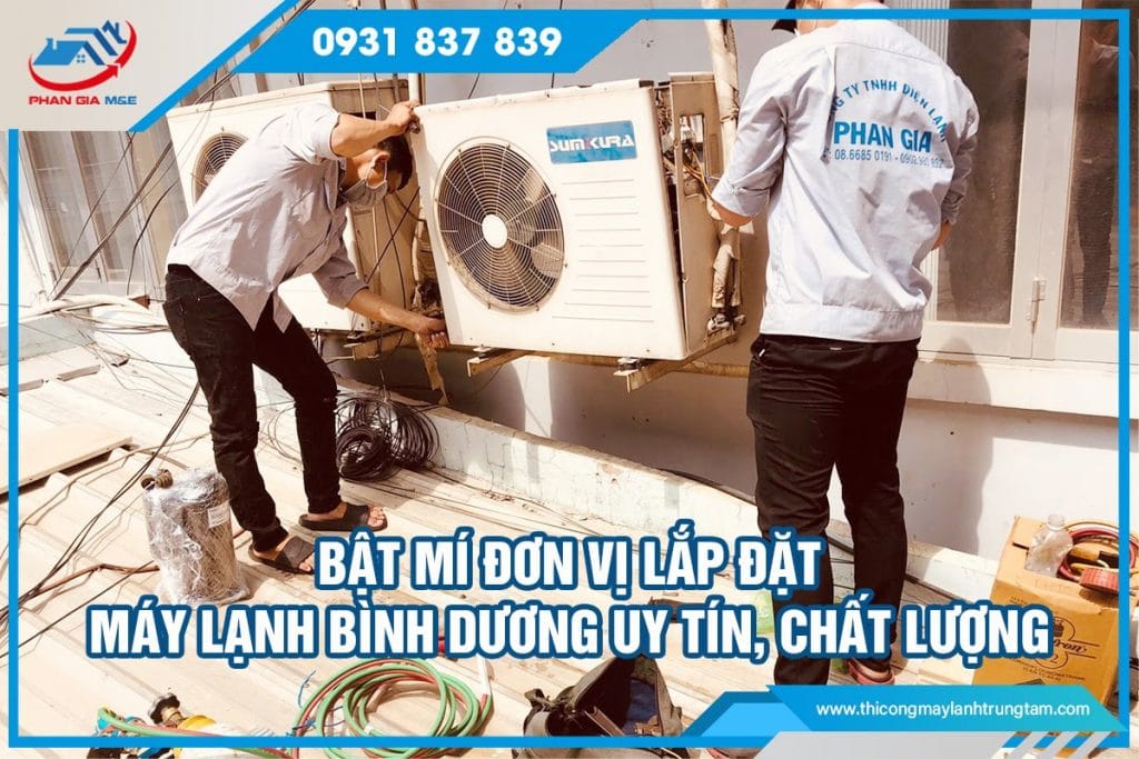 lắp đặt máy lạnh Bình Dương