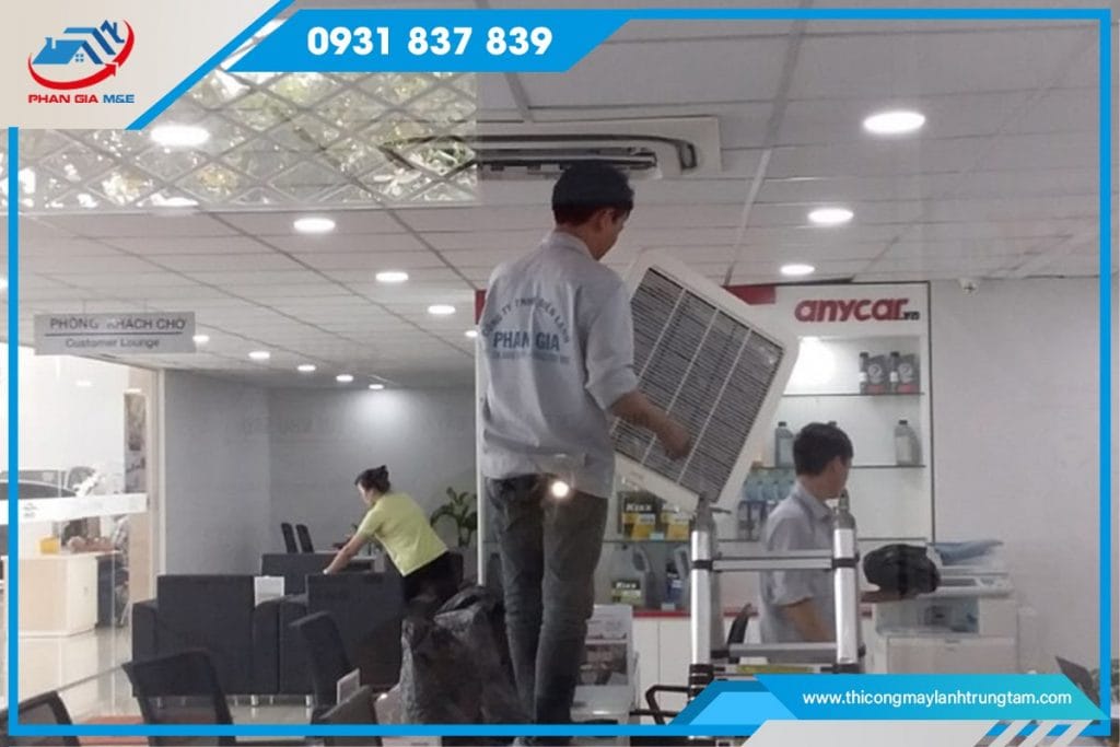 Lưu ý khi lắp đặt dàn lạnh máy điều hòa âm trần
