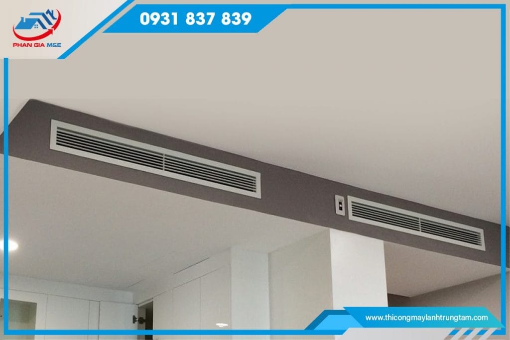 Ưu điểm khi lắp đặt máy lạnh giấu trần Long An
