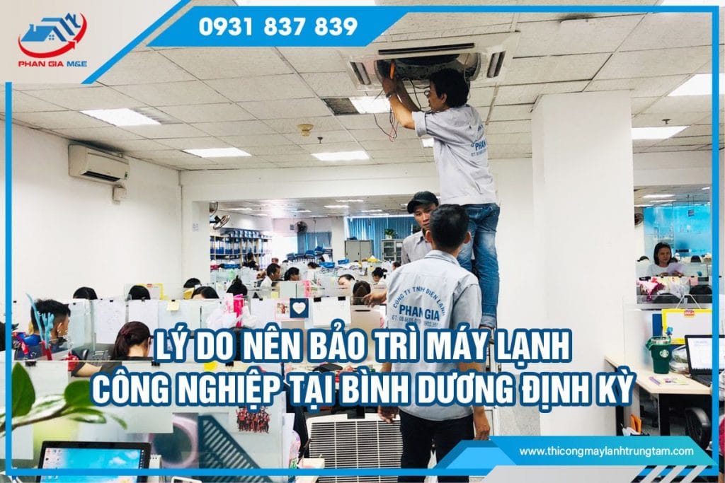 bảo trì máy lạnh công nghiệp tại Bình Dương