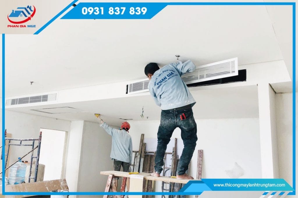 Bước 1: Khảo sát tổng quan toàn bộ hệ thống máy lạnh
