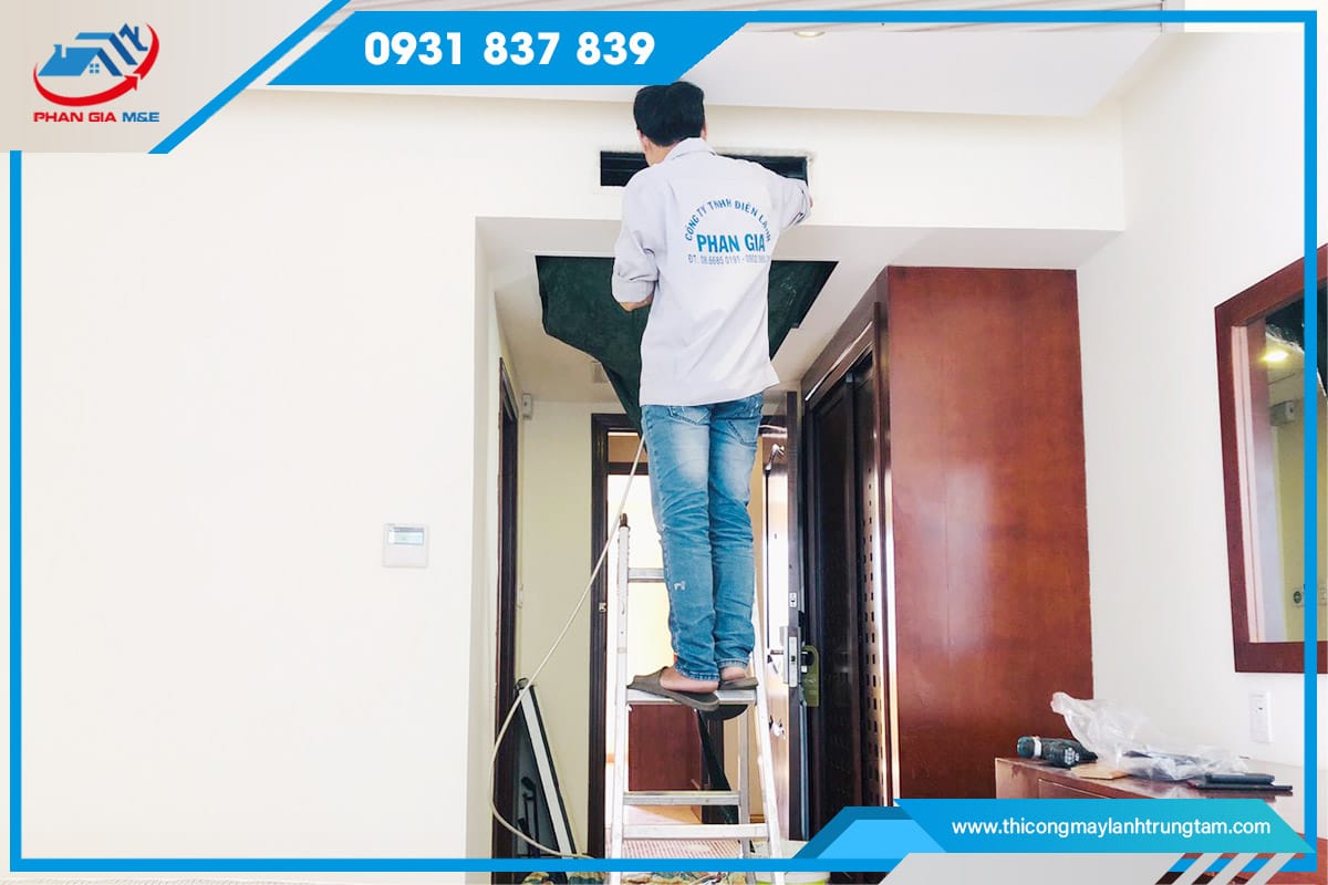 Nhân công lắp đặt điều hòa