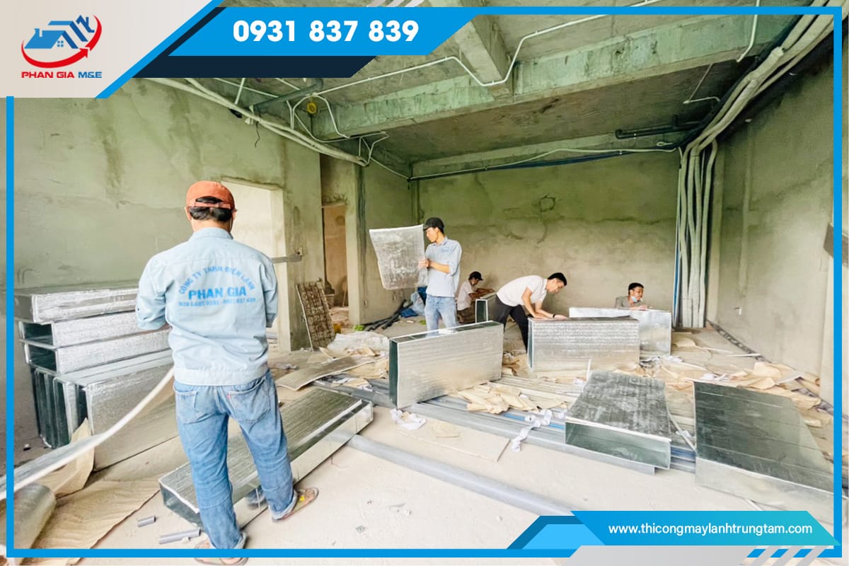 Điện lạnh Phan Gia - đơn vị thi công điều máy lạnh âm trần nối ống gió cho biệt thự uy tín