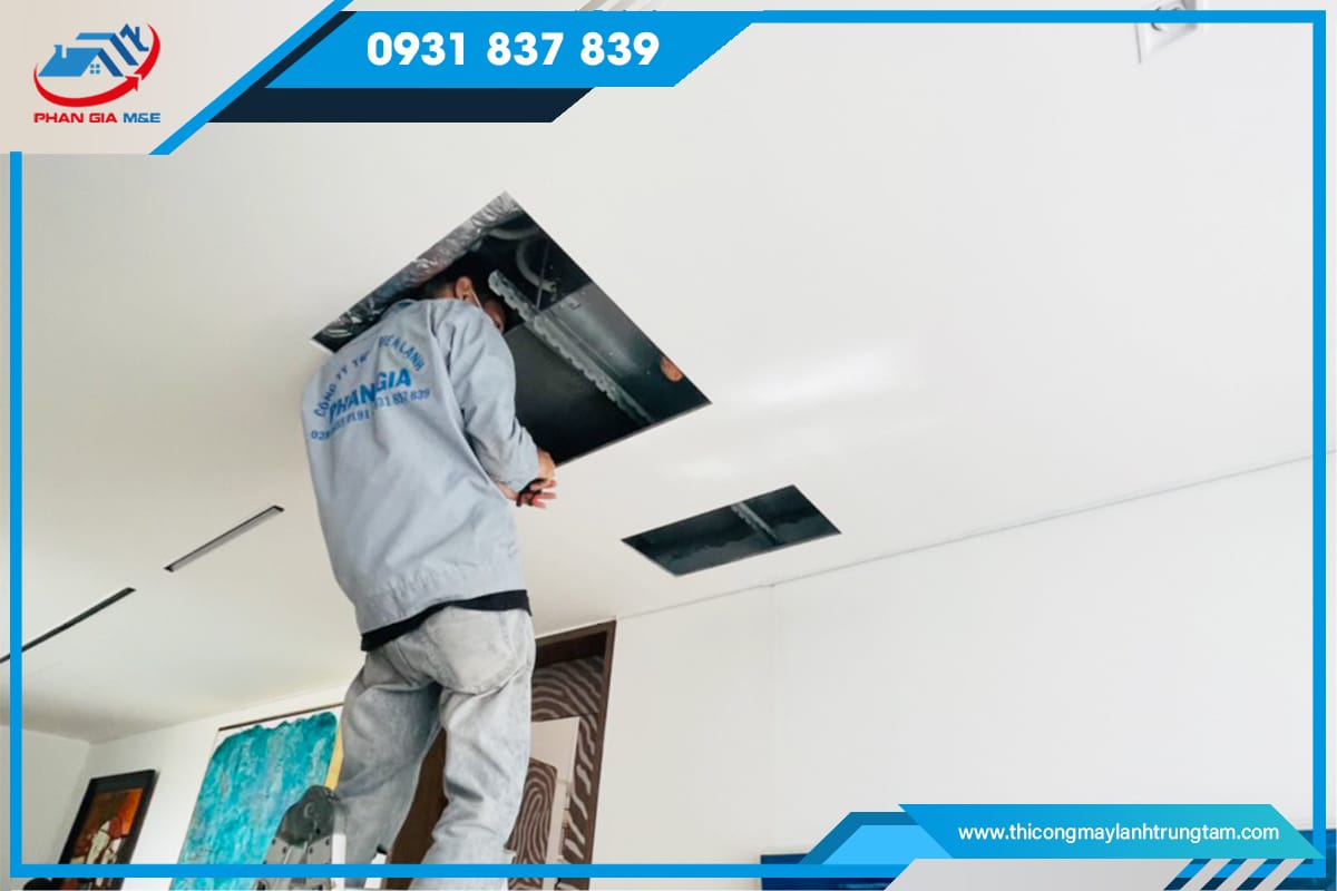 Lưu ý khi lắp đặt thi công máy lạnh giấu trần