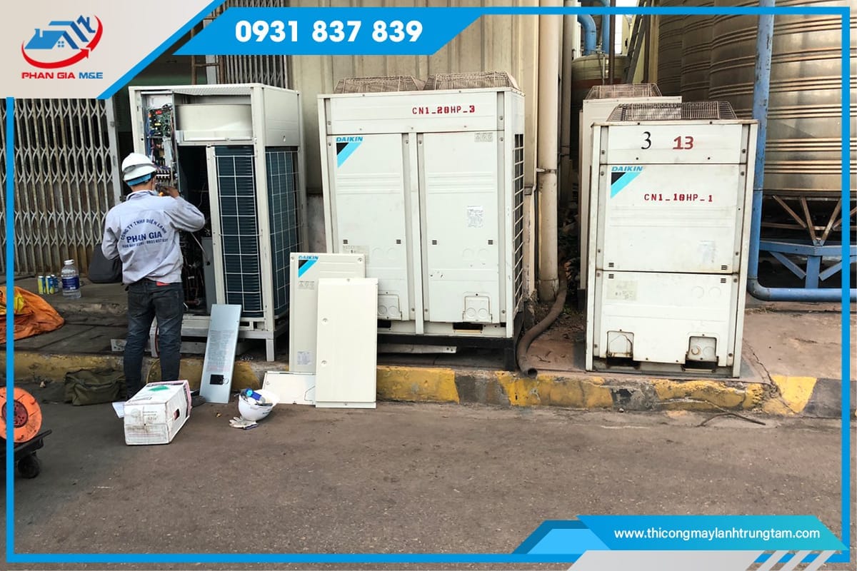 Lắp đặt máy lạnh trung tâm tại Vũng Tàu