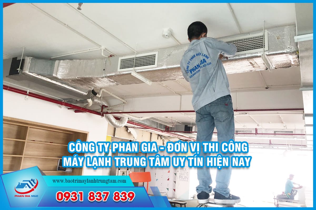 thi công máy lạnh trung tâm